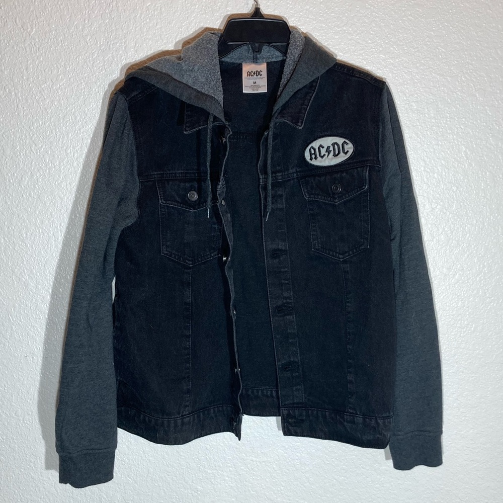 AC/DC jacket with hood.  M